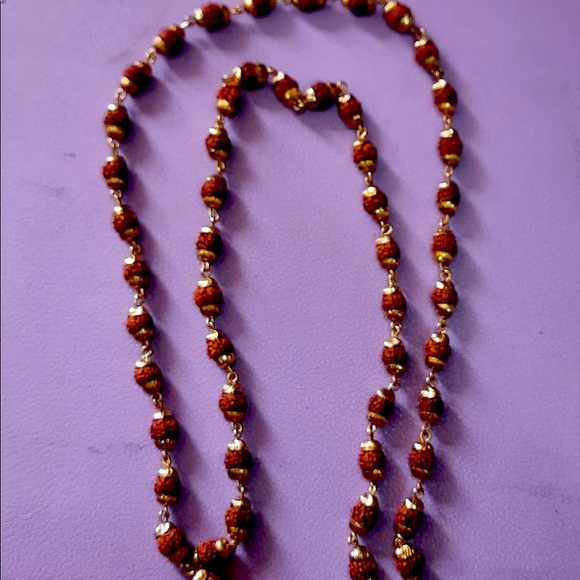 🔴Brown Rudraksh Mala for Men - Picture 4 of 6